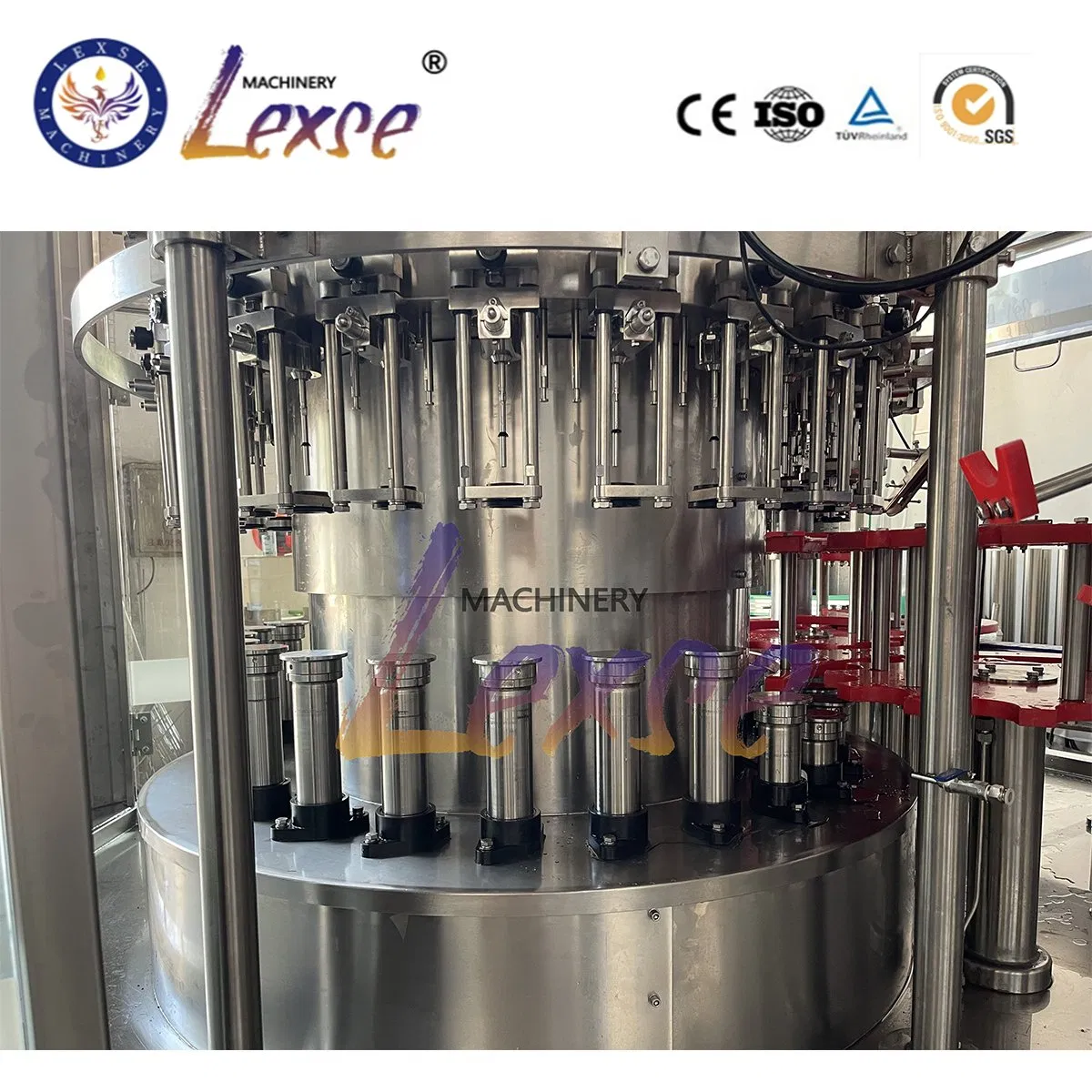 Glass Beer Bottle Filling Capping Labeling Machine Grape Wine Filling Machine Line