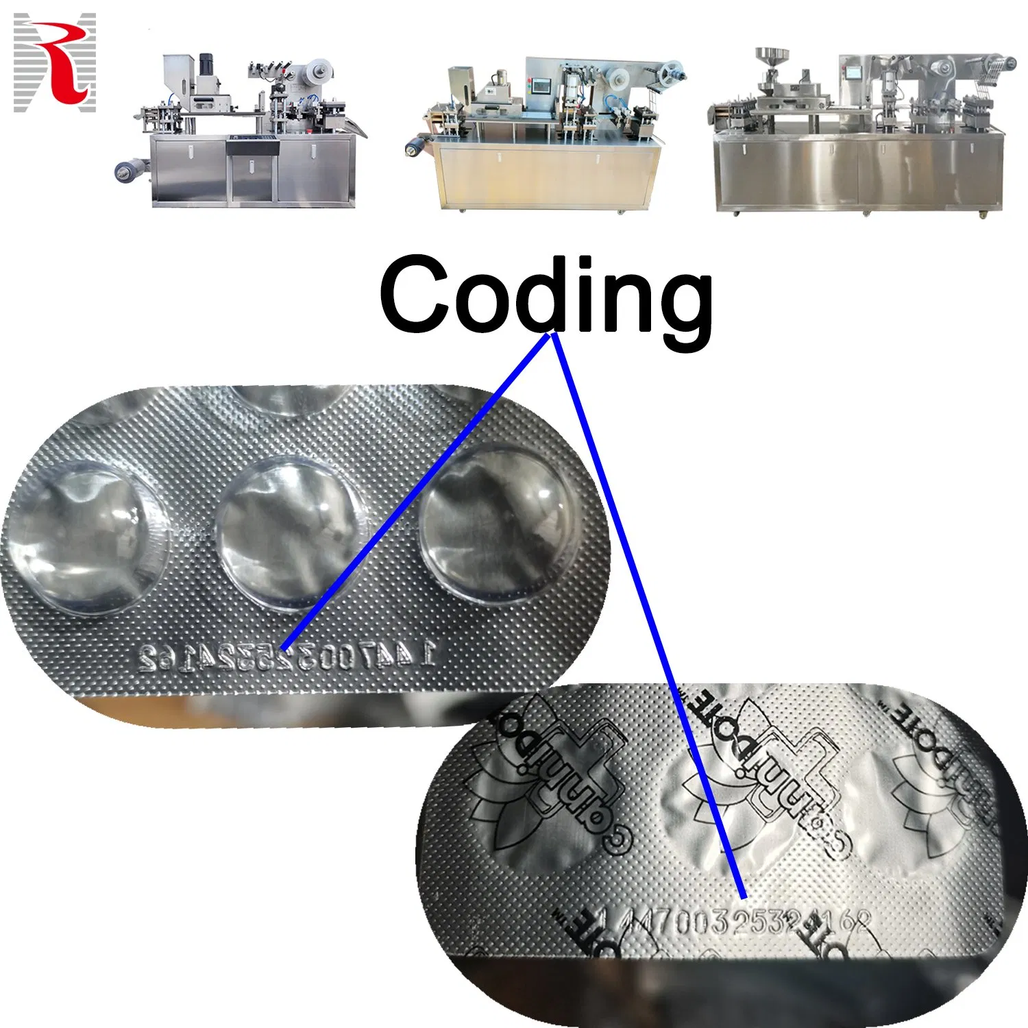 Automatic Small Pill Capsule Tablet Blister Packing Machine Multifunction Capsule Tablet Pill Sealing Blister Cap Machine Blister Packaging Machine