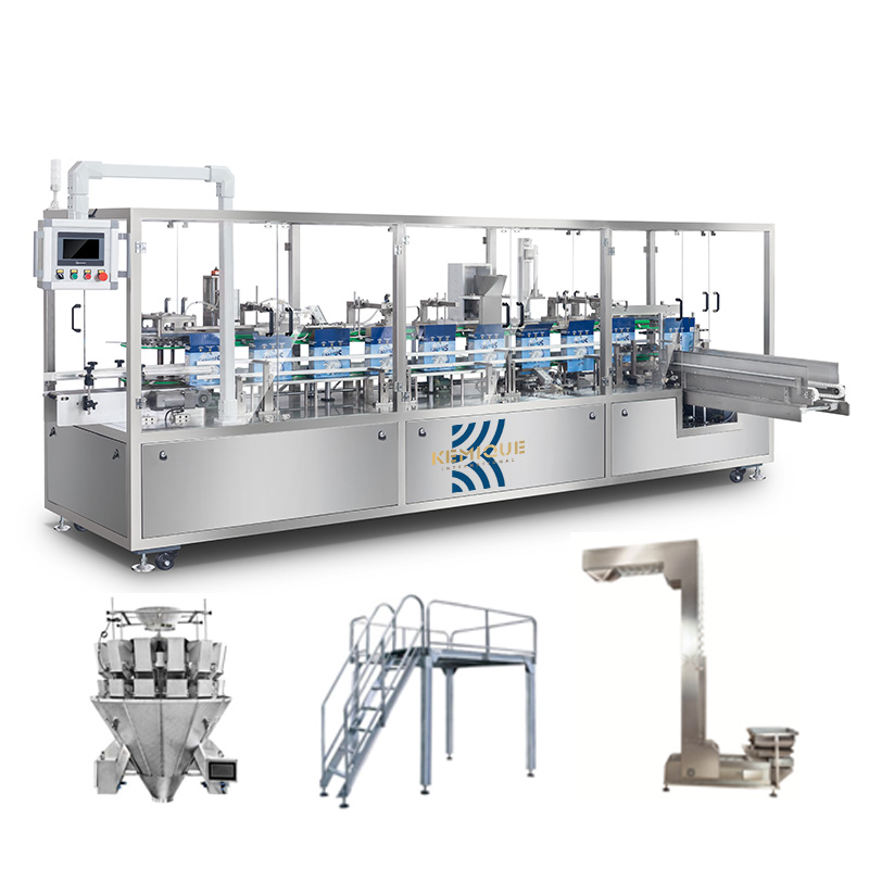 Automatic Vertical Horizontal Carton Box Film Packaging Machine Labeling Capping Filling for Food Cigarettes 304 Stainless Steel
