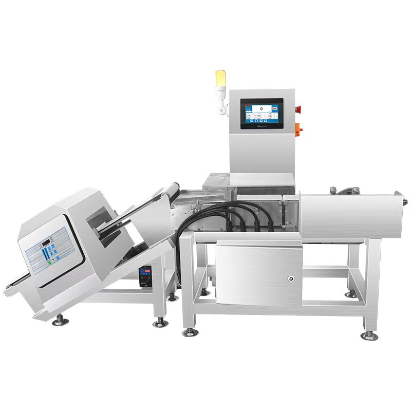 Industrial Metal Detector Checkweigher Food Safety Inspection System with Detector De Metale Combined Machine