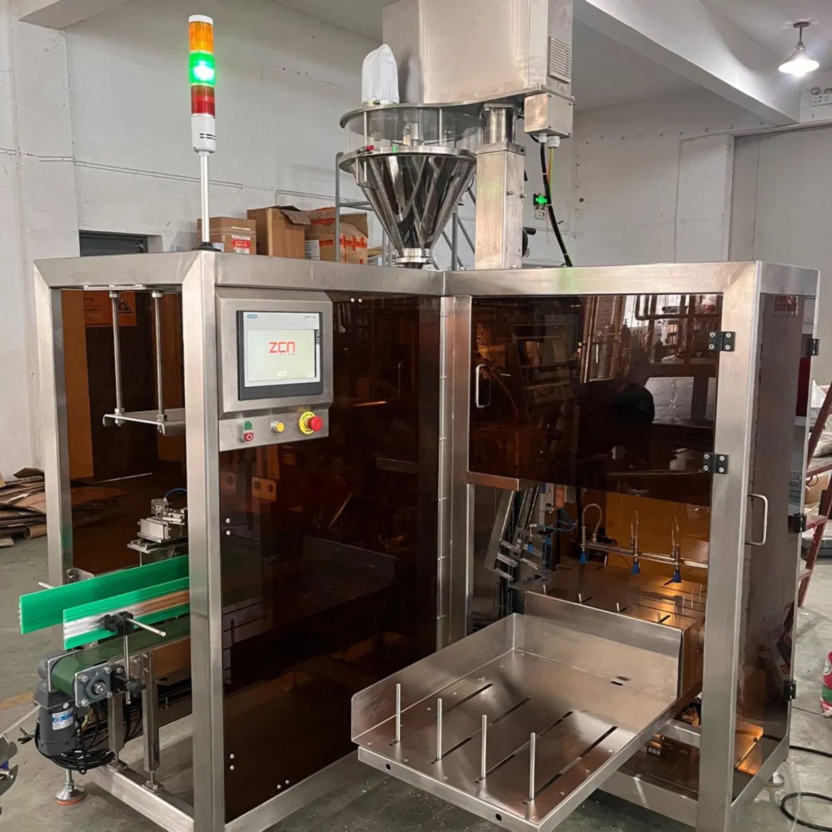 5 Kg Weighing Bagging Filling Feed Fertilizer Granular Grain Salt Sugar Rice Packing Machine Fully Automatic Packaging Machine