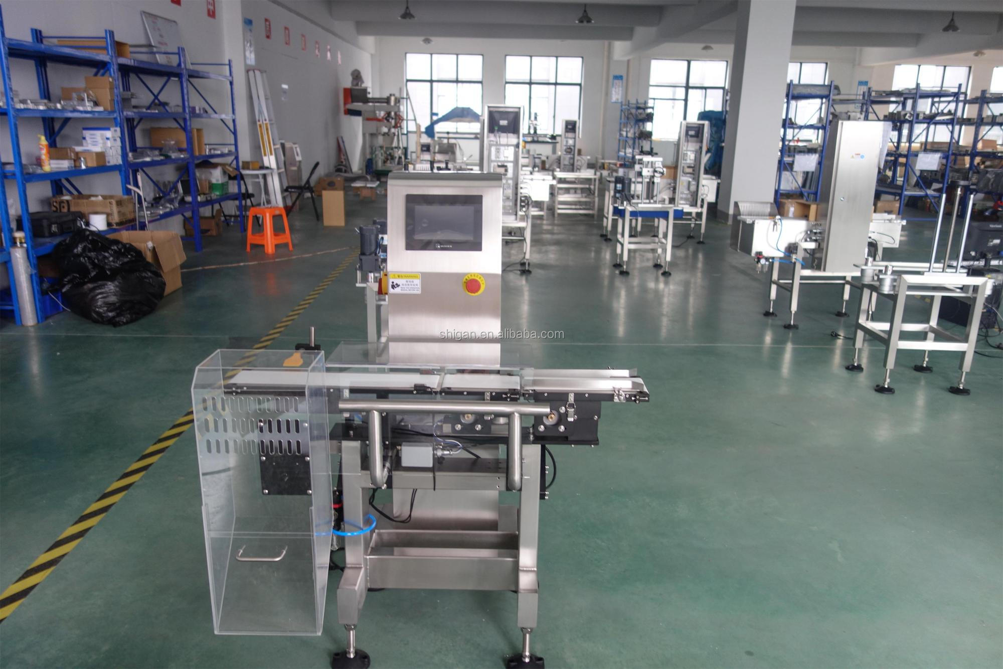 Small Tablet Capsule Bottle Checkweigher 0.01g Weight Inspection Scales Rejection Systems Check Weight Inspection Systems