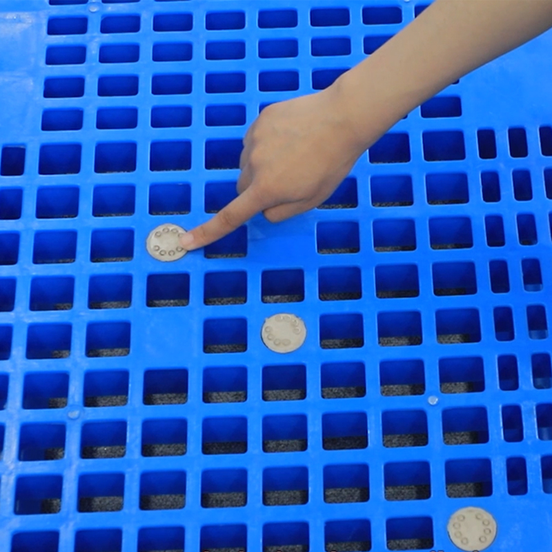 Racking Industry Hdpe Euro Plastic Pallet Single Sided European Standard Plastic Pallet Heavy Duty