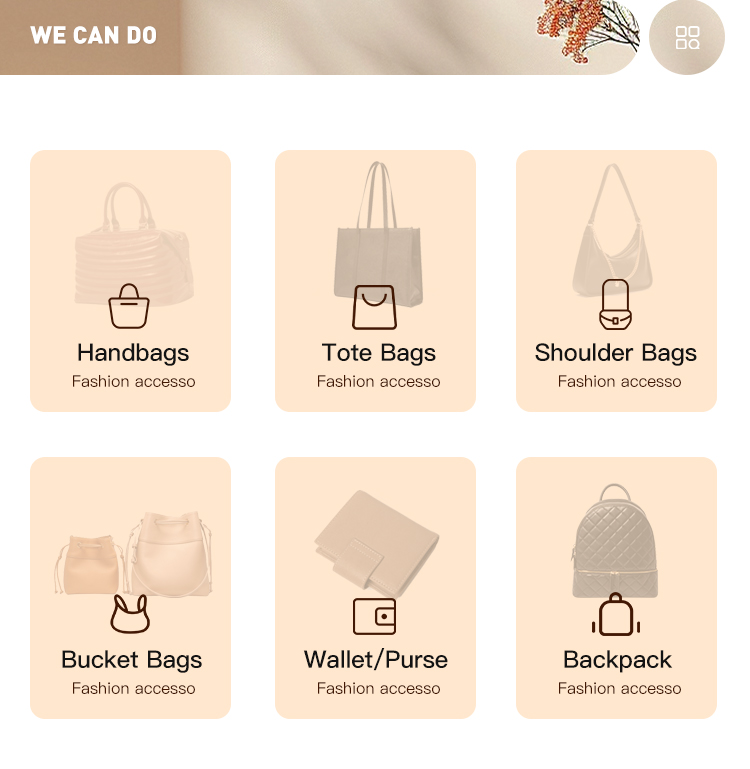 Bag category display