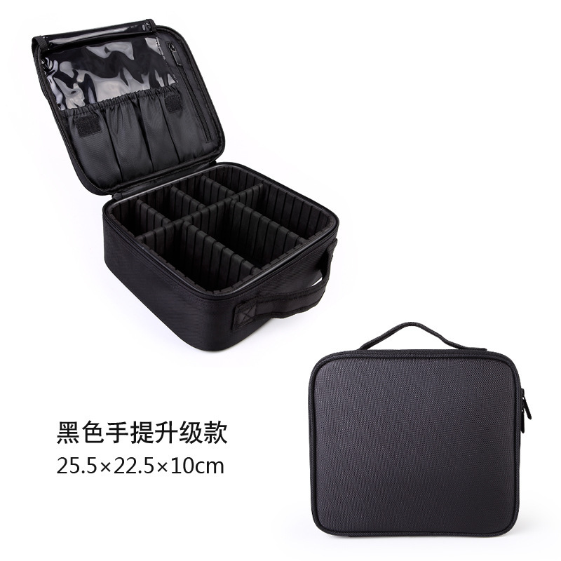 Wholesale Women Travel Storage Professional Fashionable Make up Cosmetic Bags Cases With Gold Zipper