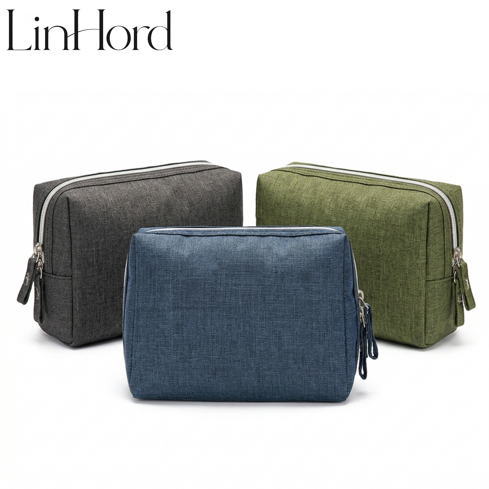 Thickened Oxford Cloth Handheld Makeup Bag Large Capacity Multi-Function Storage Bag Travel Toiletry Bag Gift