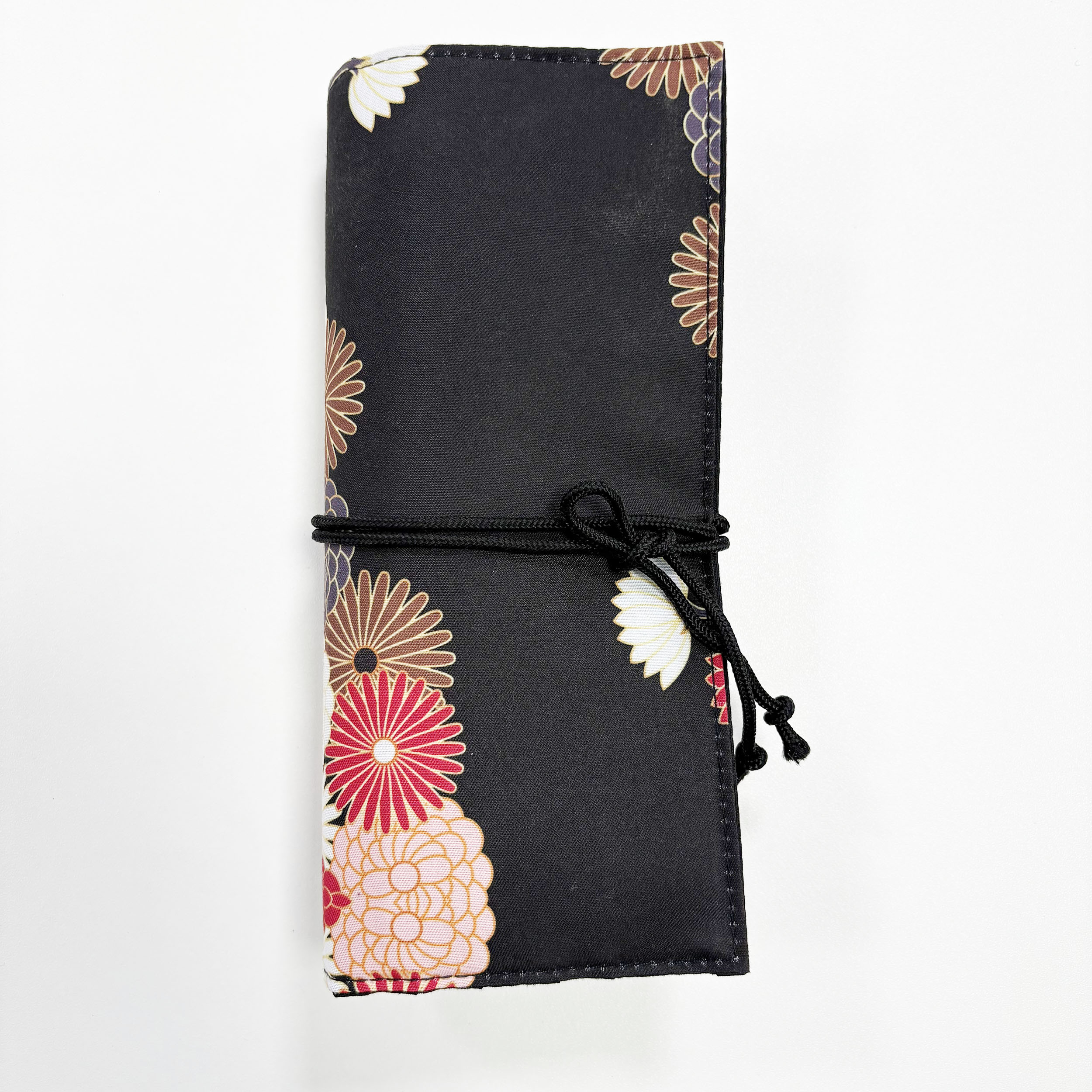 Wholesale Makeup Brush Roll Bag Cosmetic Bag Professional Black Portable Organizer Makeup Brush Bag