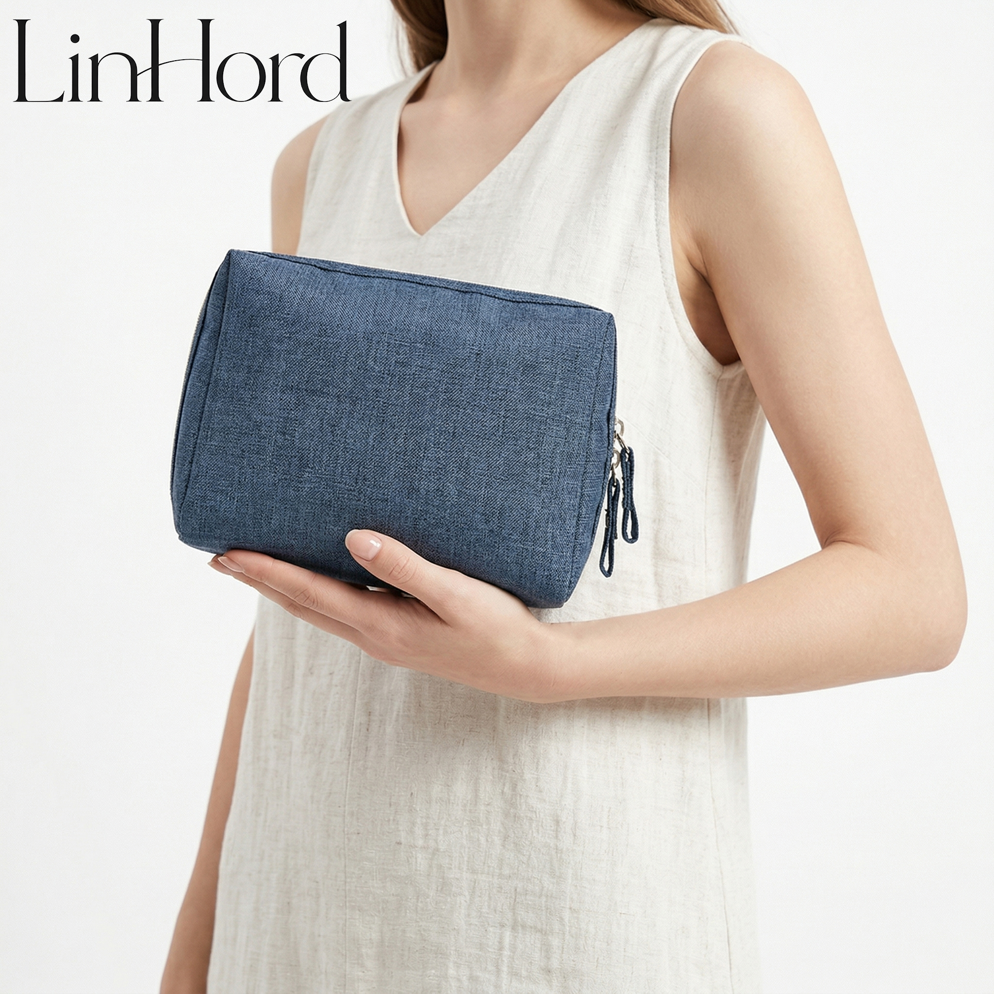 Thickened Oxford Cloth Handheld Makeup Bag Large Capacity Multi-Function Storage Bag Travel Toiletry Bag Gift