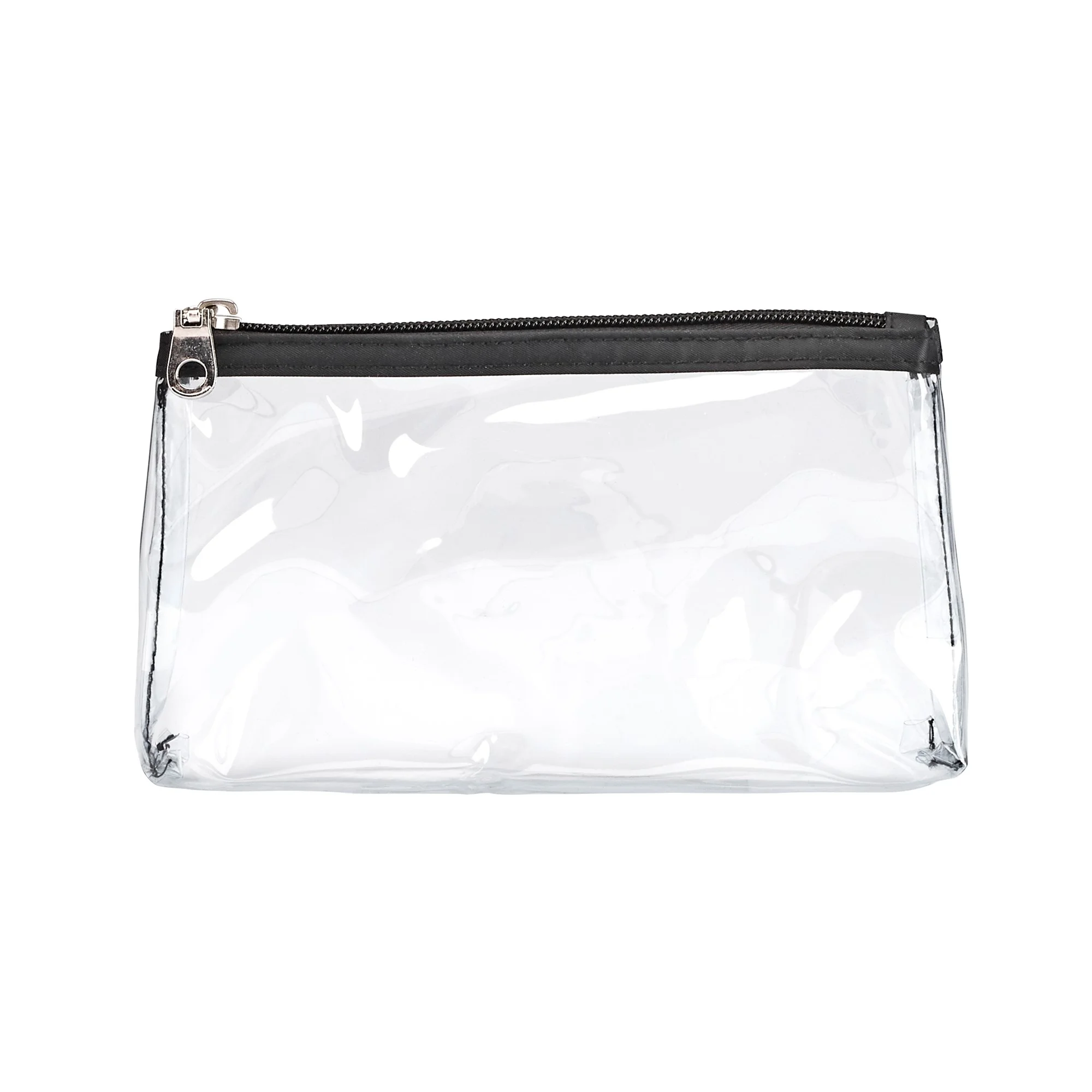 Simply Stylish Transparent Water Proof PVC Zippered Durable Customized Toiletry Travel Cosmetic Make Up Bag