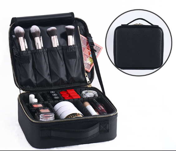 Hot Sale Portable Waterproof Brushes Makeup Bag Professional Make up Case Travel Organizer Cosmetic Bag
