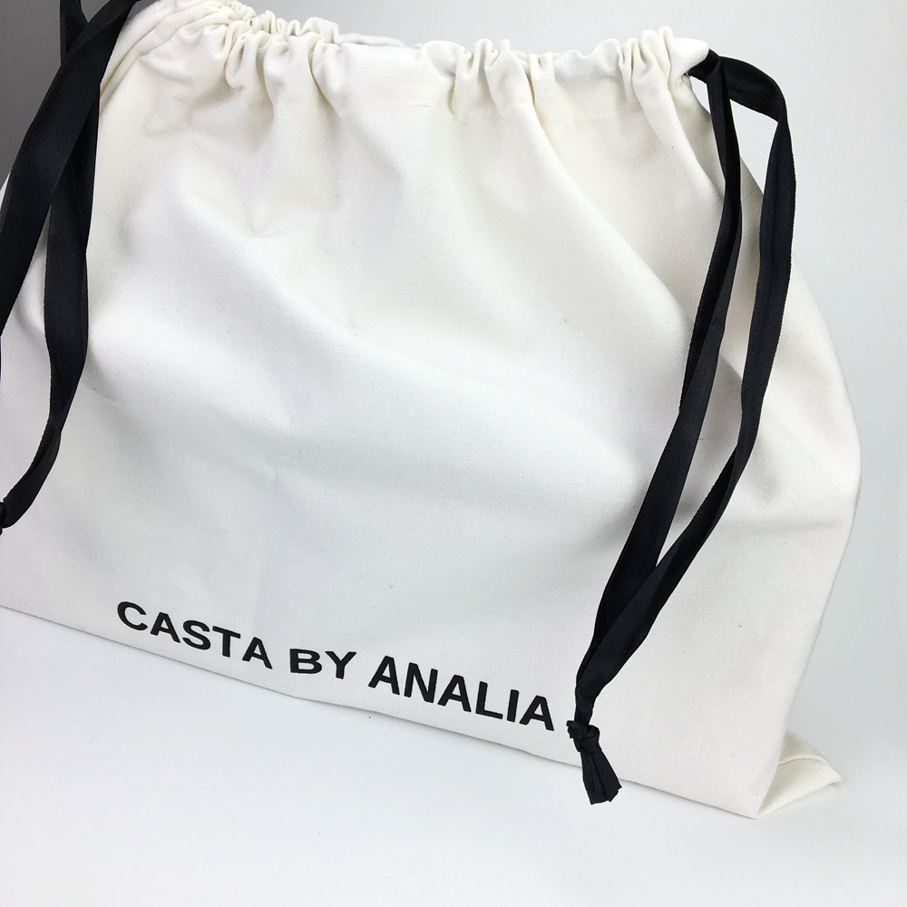 Factory Price 100% Cotton Heavy Duty Hotel Laundry Dustbag Canvas Cotton Drawstring Shoe Bags Cloth Dust Bag For Shoes