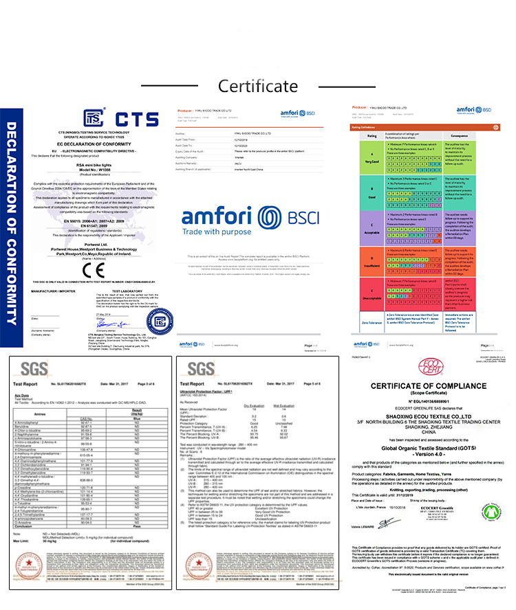 Product Certifications