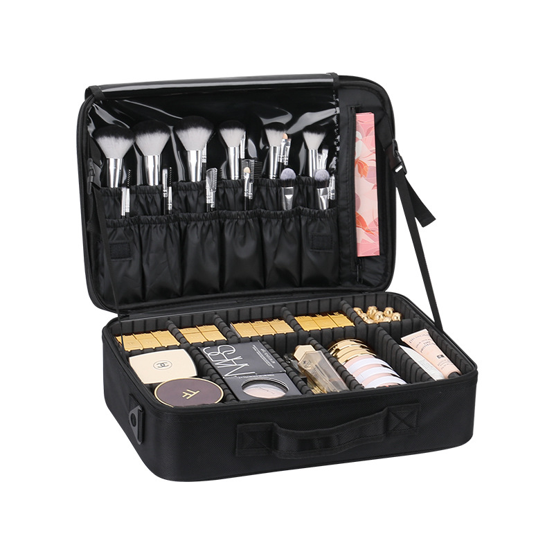 Hot Sale Portable Waterproof Brushes Makeup Bag Professional Make up Case Travel Organizer Cosmetic Bag