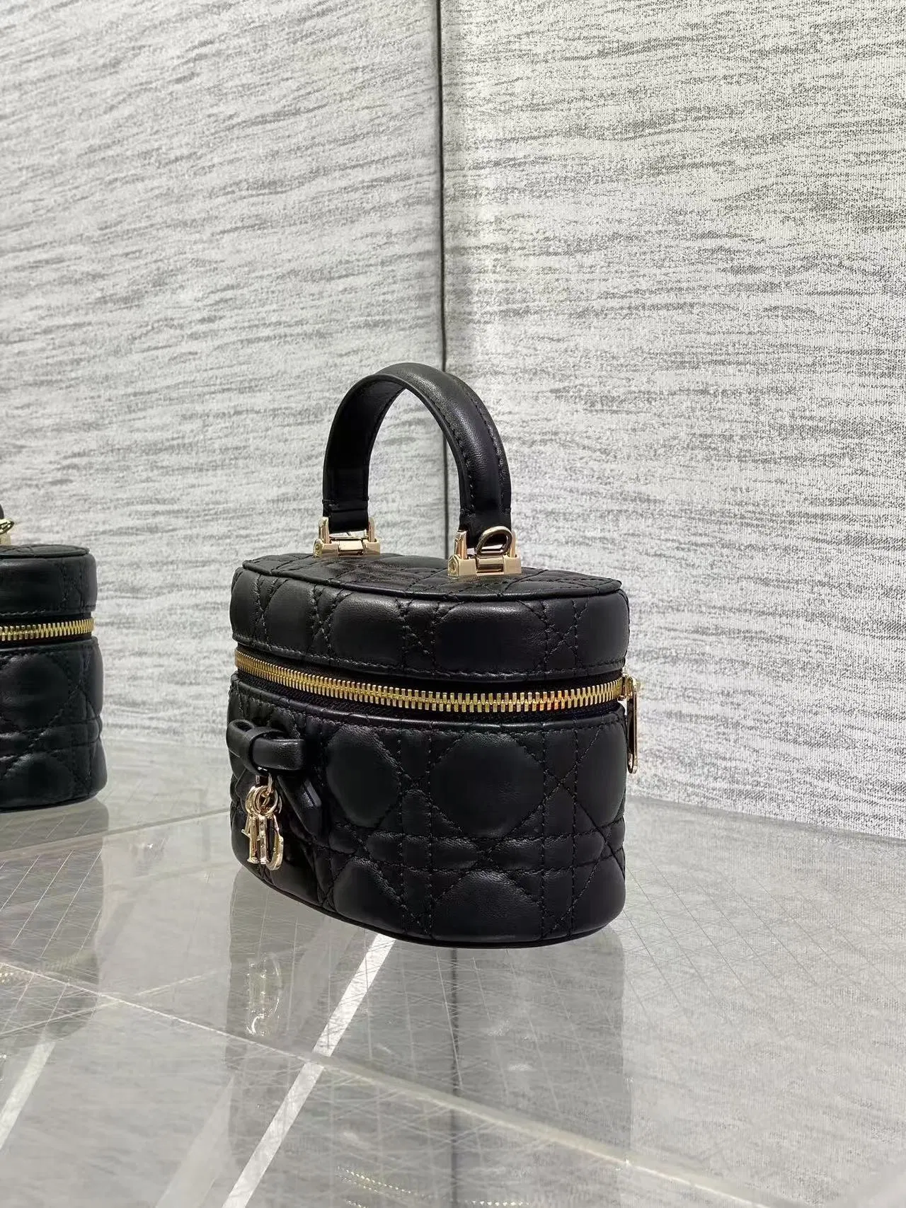 Factory Price High Quality Quilted Vanity Bag Women PU Leather Box Handbag