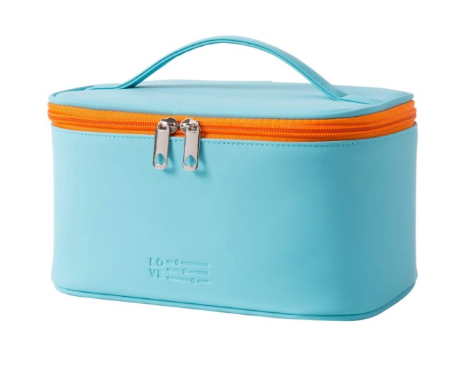 Professional Waterproof Private Label for Women With Mirror Logo Leather Luxury Travel Custom Case Box Makeup Bag