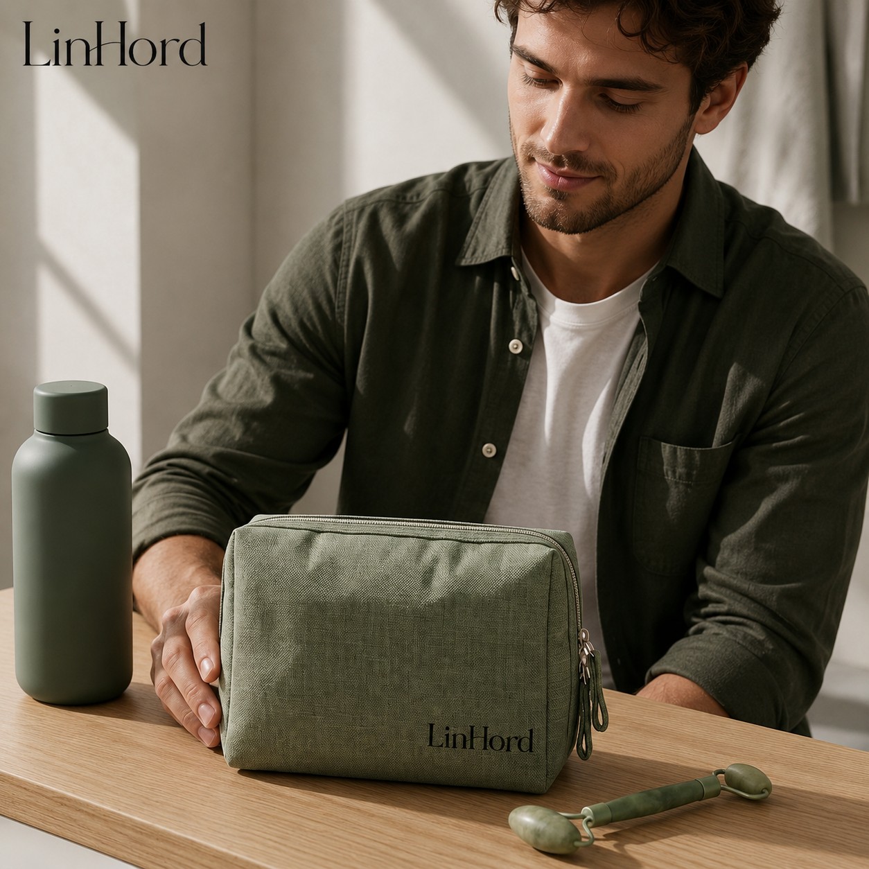 Thickened Oxford Cloth Handheld Makeup Bag Large Capacity Multi-Function Storage Bag Travel Toiletry Bag Gift