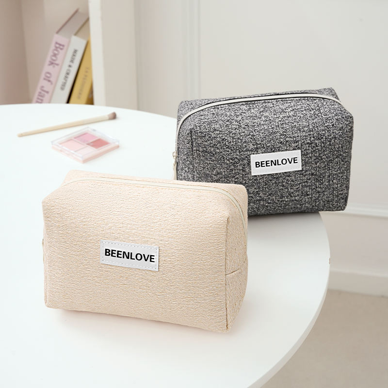 Portable Durable Nylon Clutch Makeup Pouch Professional Makeup High Quality Custom Logo Eco-Friendly Toiletry Cosmetic Bag