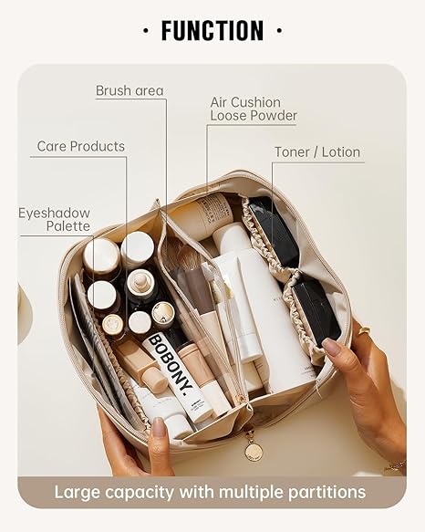 Manufacturers Soft PU Toiletry Thickened Bag Waterproof Multi Layer Makeup Bag Storage Travel Toiletry Bags For Girls Custom