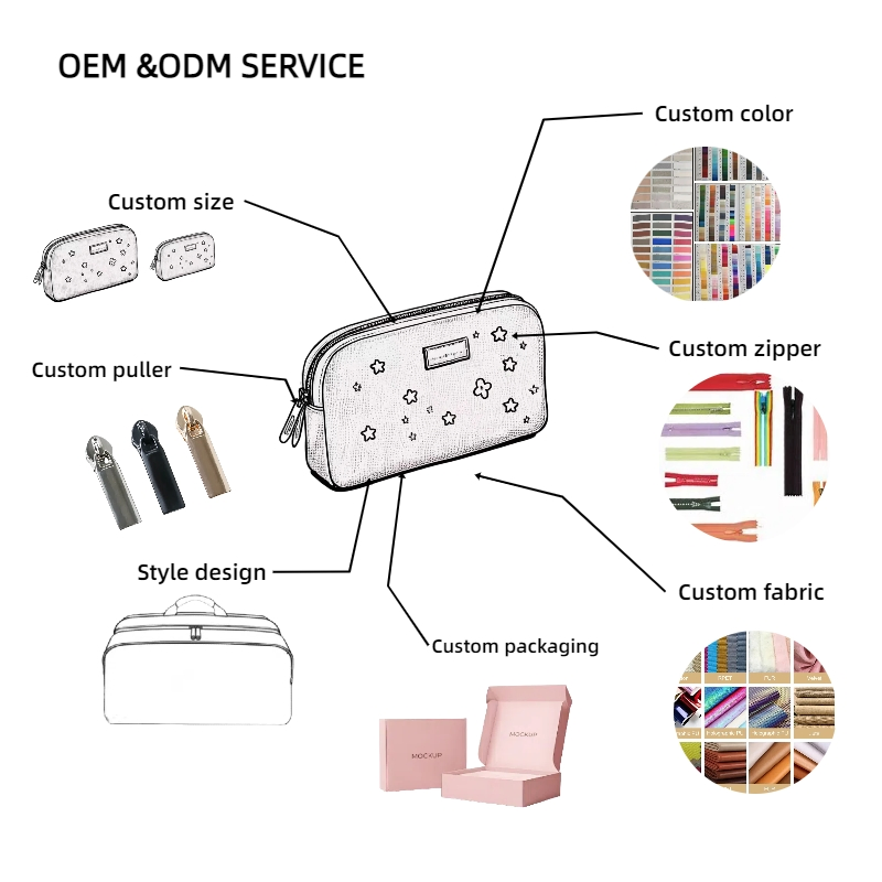 Simple Large PU Leather Cosmetic Bag Portable Women Makeup Vanities Bag Waterproof Men Travel Toiletry Bag Cosmetics Organizer