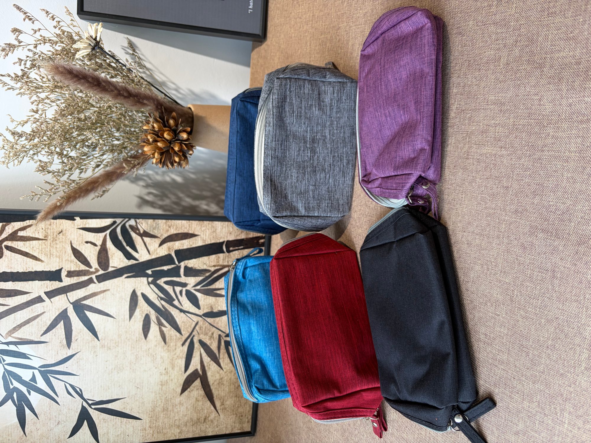 Thickened Oxford Cloth Handheld Makeup Bag Large Capacity Multi-Function Storage Bag Travel Toiletry Bag Gift