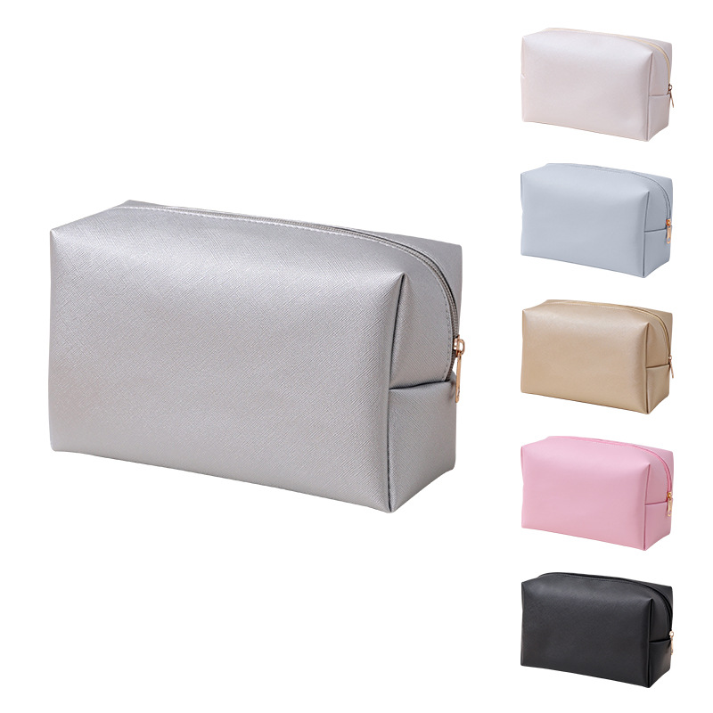 Factory Wholesale Large Capacity Durable PU Portable Cosmetic Bags New Storage Bag Makeup Pouch with Custom Logo
