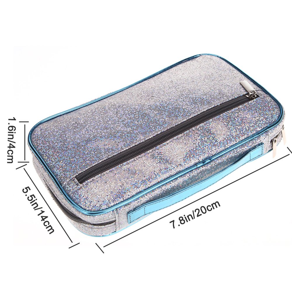 Professional Makeup Brush Organizer Bag Artist Case with Belt Strap Holder Multifunctionalb Small Cosmetic Bag Travel