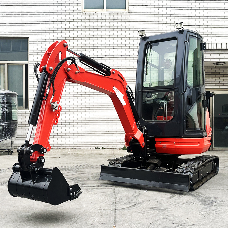 2-ton Small Excavator with Accessories EPA Certified 2000kg Mini Loader Excavator With Side Swing Arm for Farm Use