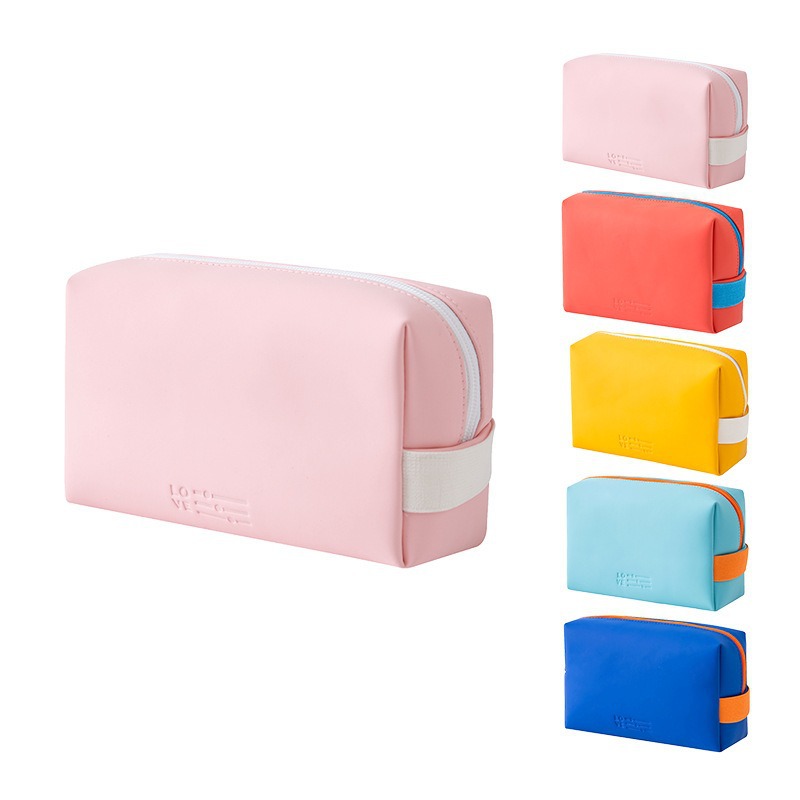 Factory Wholesale Large Capacity Durable PU Portable Cosmetic Bags New Storage Bag Makeup Pouch with Custom Logo