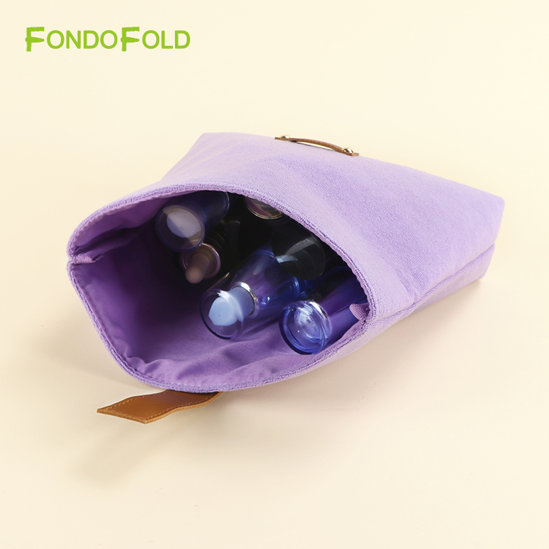 Custom Towel Fashion Cosmetic Pouch Bag Makeup Clutch