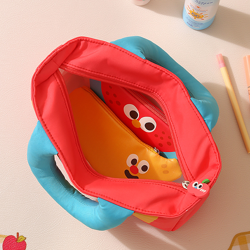 Beauty Basket Cosmetic Bag Set Large Capacity Portable Travel Make Up Storage Rectangle Shape Yiwu Origin