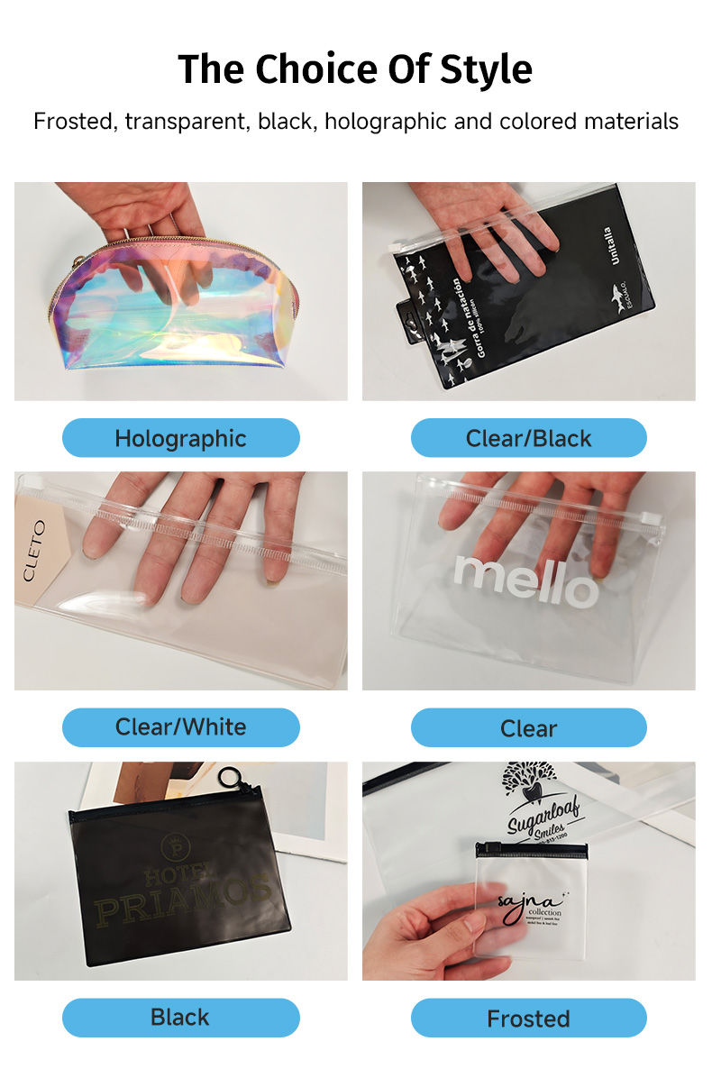 pvc zipper bag description 8