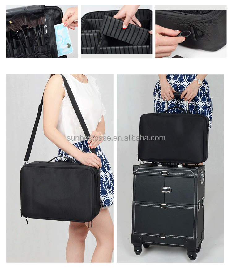 Professional Makeup Case Side View