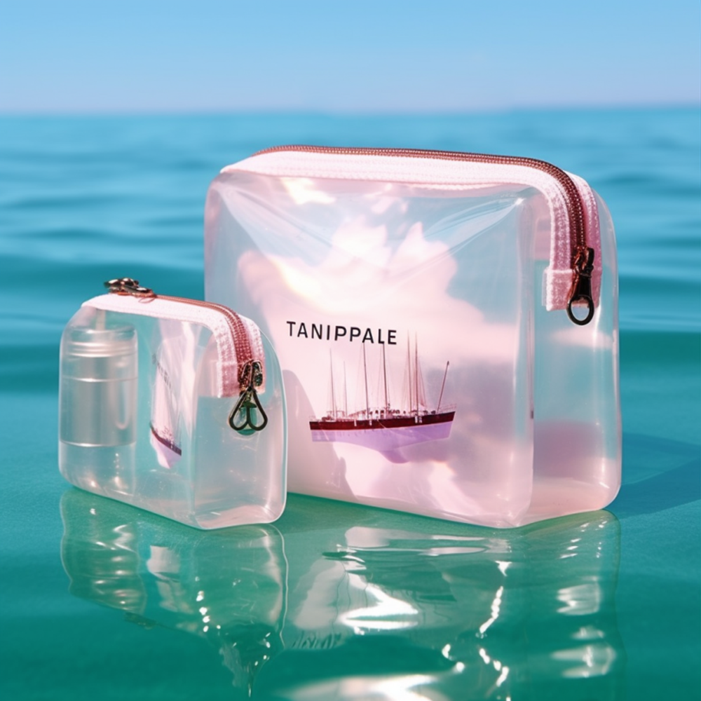Women Makeup Pouch Transparent Pvc Makeup Bag Travel Toiletry Bags Clear Cosmetic Bag Waterproof