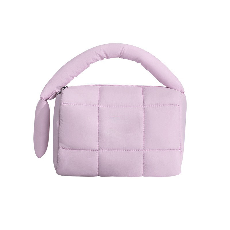 High-End Large Capacity Canvas Makeup Bag with Zipper Closure Reusable &amp; Practical Storage Case for Cosmetics