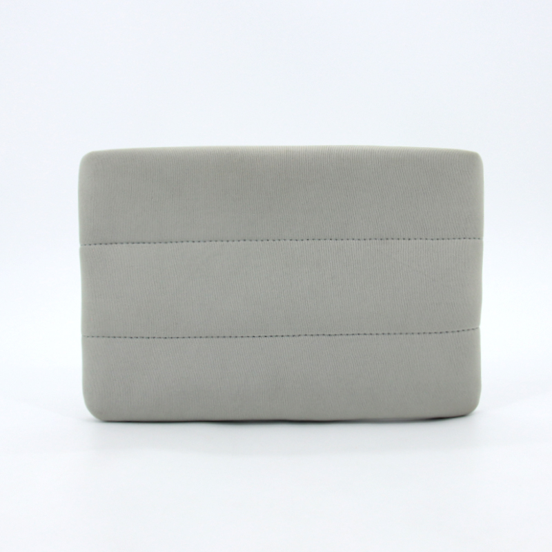 Custom Logo Waterproof Quilted Women Skincare Puffy Neoprene Makeup Bubble Pouch Cosmetic Bag For Travel Toiletry Storage