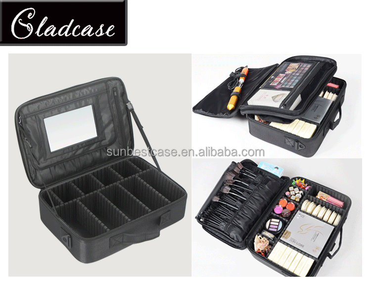 Professional Makeup Case Top View