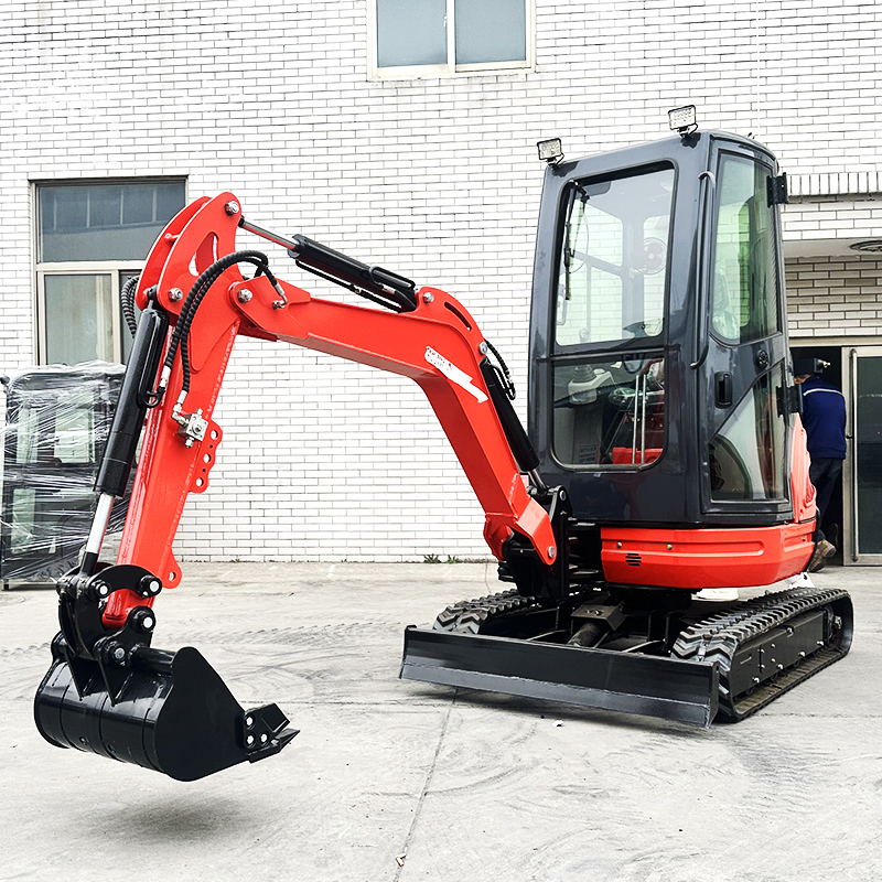 2-ton Small Excavator with Accessories EPA Certified 2000kg Mini Loader Excavator With Side Swing Arm for Farm Use