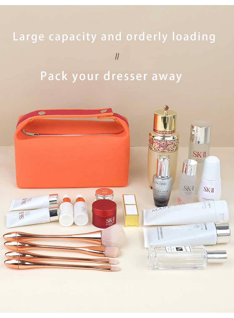 Canvas Cosmetic Cases Makeup Bag Toiletry Wash Bag Beauty Skincare Make up Pouch Bolsa Cosmetiquera