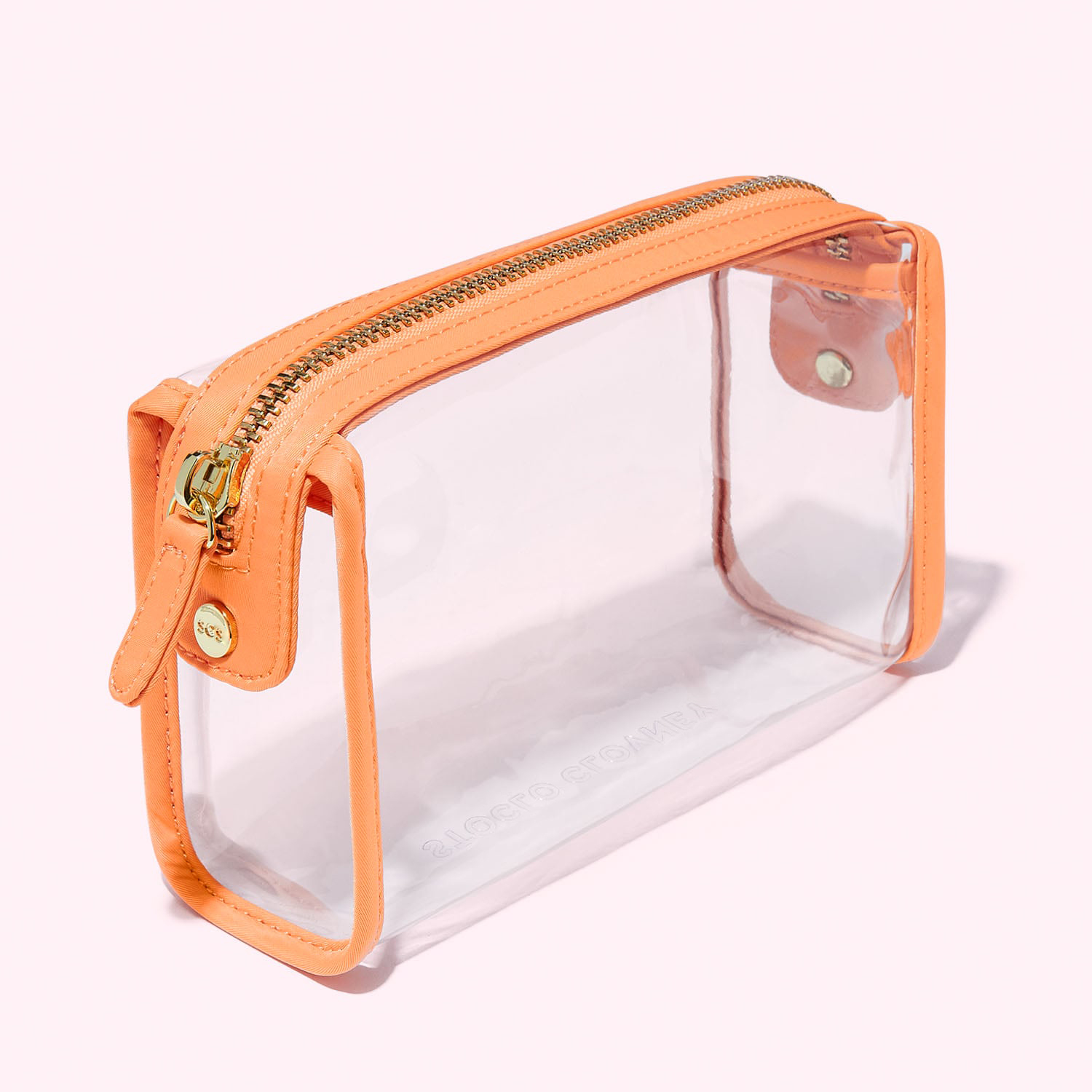 Stoney Clover Clear Travel Pouch Women Stadium Transparent PVC Makeup Bag