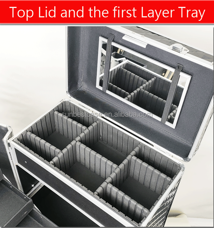 Makeup Trolley Case View 4
