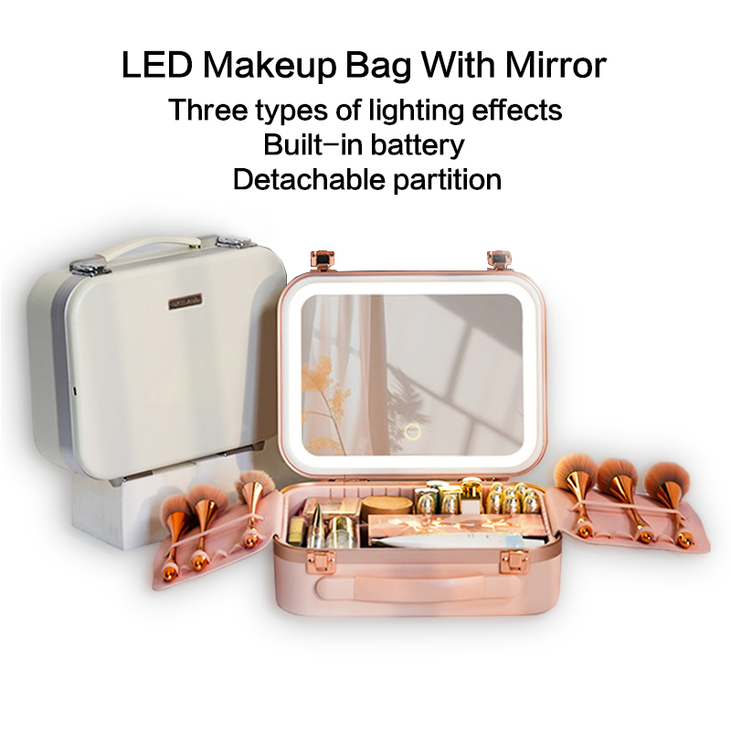 LED makeup bag detail 2