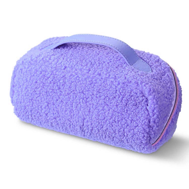 Women Travel Portable Soft Plush Makeup Bag Beauty Cosmetic Storage Bag