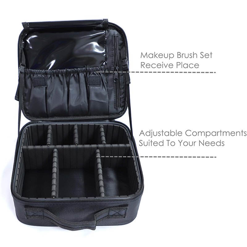 Waterproof Nylon Fashion Candy Pattern Zipper Makeup Bag Portable for Travel Organizer Cosmetic Storage