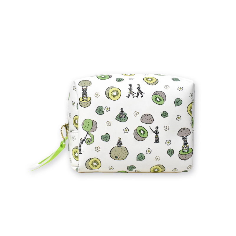Factory Custom High Quality PU Leather Waterproof Large Capacity Printed Make up Bag Beauty Cosmetic Travel Organizer Pouch