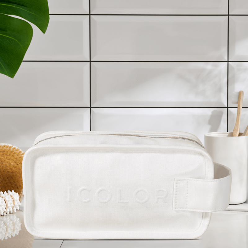 Custom Professional Personalized Fashionable Waterproof Eco Friendly 100% Cotton White Pouch Makeup Cosmetic Bag With Logo