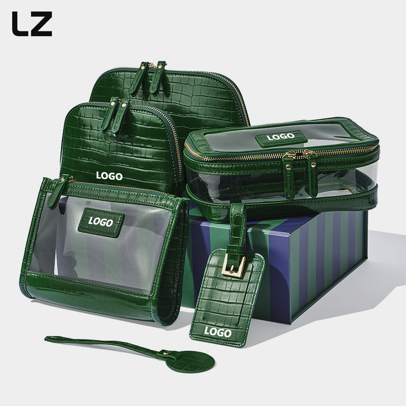 LZ Recycled Dome Makeup Bag Lifestyle