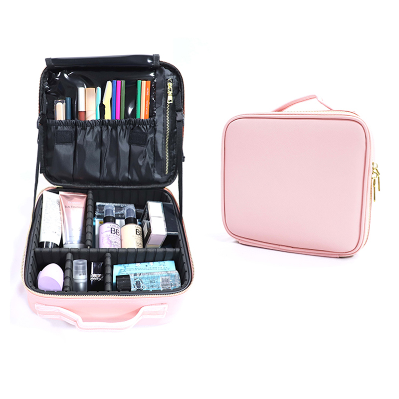 Waterproof Nylon Fashion Candy Pattern Zipper Makeup Bag Portable for Travel Organizer Cosmetic Storage