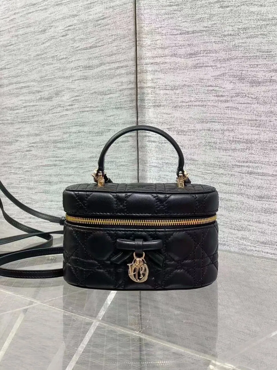 Factory Price High Quality Quilted Vanity Bag Women PU Leather Box Handbag