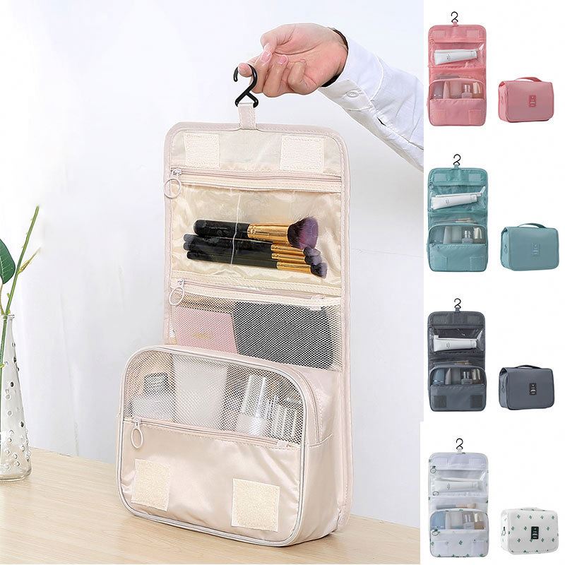 Hanging Hook Toiletry Bag Women Men Cosmetic Bag Travel Makeup Bag