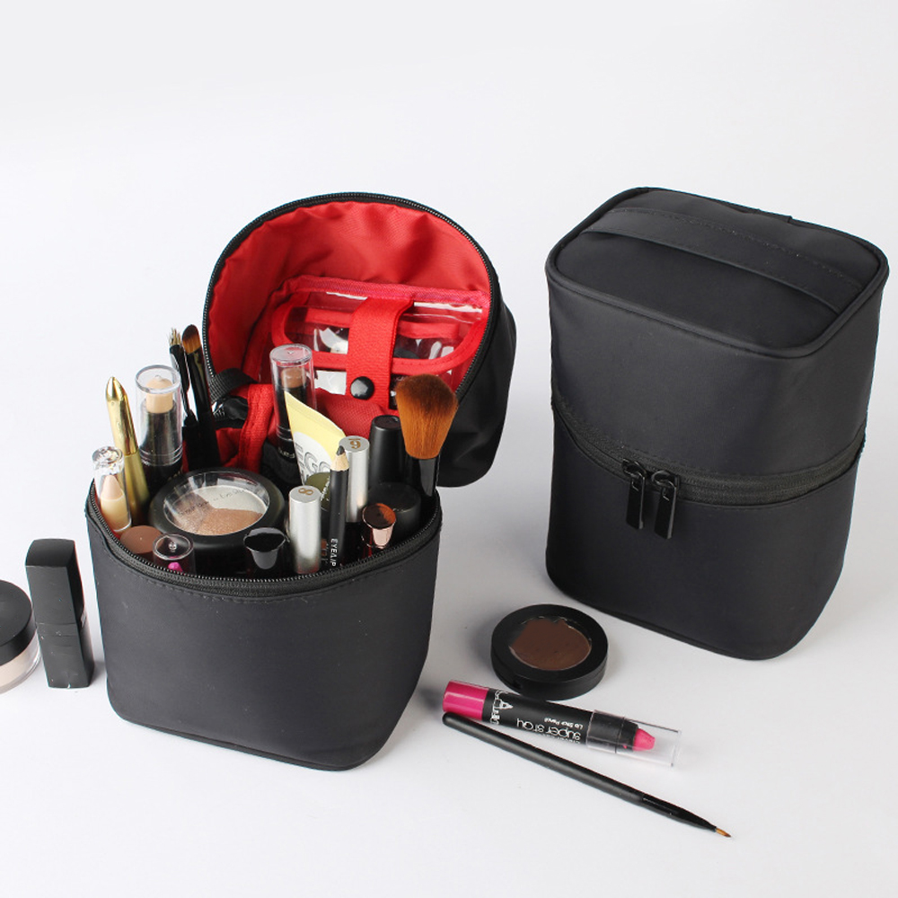 Fashionable Travel Makeup Bag, with a Zipper, Portable, Large Capacity, Can Be Used As a Makeup Bag or Storage Box.
